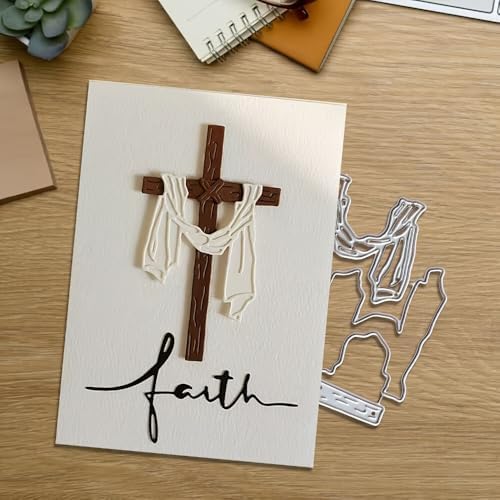 Lapoo Tool Metal Cutting Die for Scrapbooking - Durable, Cut Stencils for DIY Scrapbook Photo Album Decorative Paper Card, Card Making Supplies, Embossing (Cross 3.6 x 2.9 in) - Image 5