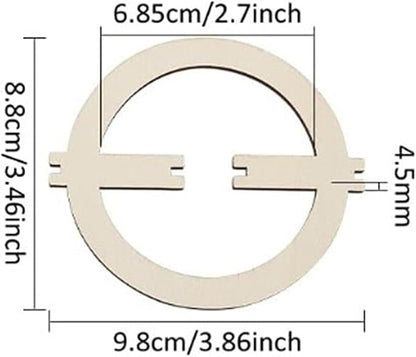 5X Wooden Wick Centering Tool Candle Wick Rack Round Wick Bar Candle Wick Stabilizer for Candle Making Men Women, D
