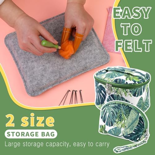IMZAY Needle Felting Kit for Beginners, 50 Colors Wool Roving Kit - Image 6