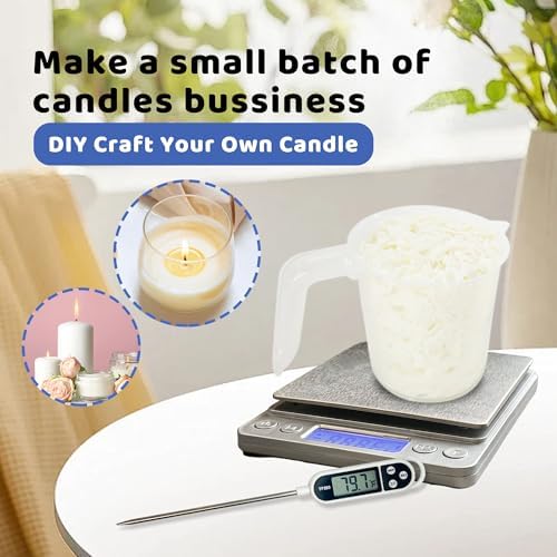 Wax Melting Pot Kit with Digital Scale(No Battery), Heat Gun, Thermometer - Image 6