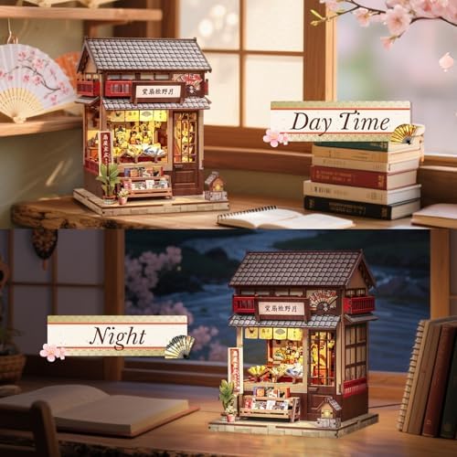 CUTEBEE Book Nook Kit - DIY Miniature House Japanese Fan Shop - Image 5
