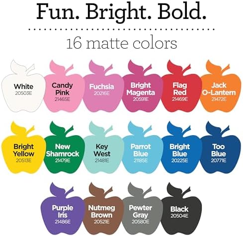 Apple Barrel, Vibrant Spectrum Collection Acrylic Craft Paint, Promoabiii, each, 16 assorted matte colors, 2 Fl Oz, 16 Count - Image 3