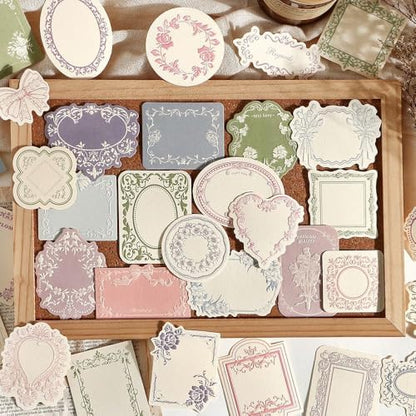120pcs Scrapbook Paper Vintage Writing Paper scrapbooking supplies Journaling Supplies for Retro Crafts, Bullet Journaling, Junk Journal Planner by WMHANLER