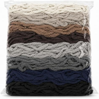 daheypong 440pcs Cotton Weaving Loops for 10-Inch Loom，8 Neutral Colors by daheypong