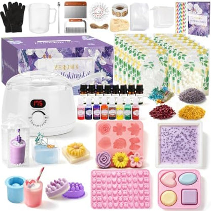 Soap Making Kit for Adults & Beginners, DIY Soap Making Supplies by ZEROMX