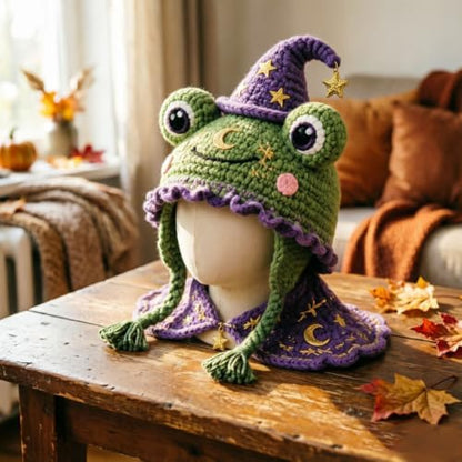 smtsmt Fantasy Hood Hat DIY Crochet Kit Series (Frog) - Image 2