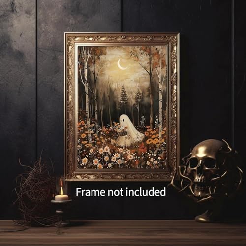 AIBOERL Paint by Numbers Kit for Adults Beginner,HalloweenGhost,12X16In - Image 2