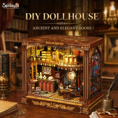 Spilay DIY Miniature House Kit for Adults, Miniature Dollhouse Kit - Image 3