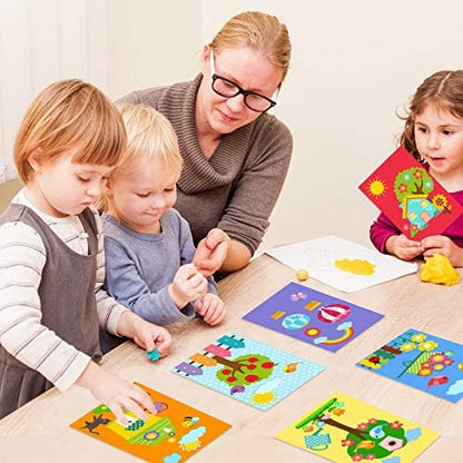Outus 15 Pcs Card Making Kits for Kids, Handmade DIY Greeting Cards - Image 6