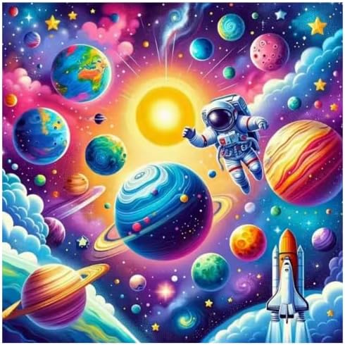 Aestalrcus Paint by Numbers Kit for Adults Space Paint by Numbers for Adult by Aestalrcus