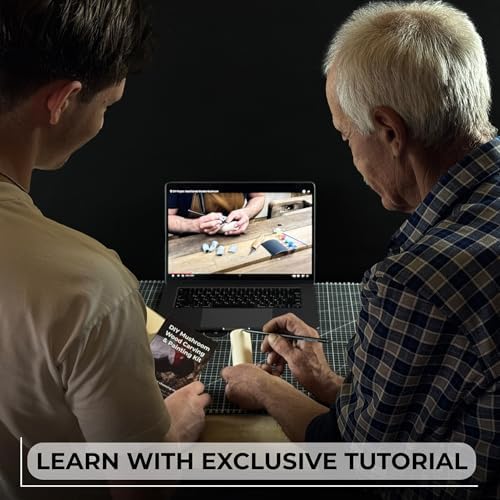 Sharky DIY Mushroom Wood Carving Kit for Beginners - Image 4