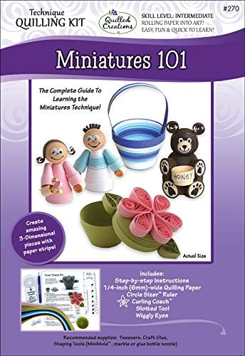 Quilled Creations Miniature 101 Quilling Kit by Quilled+Creations