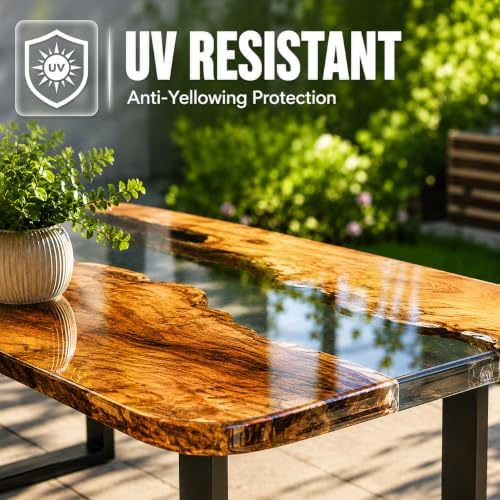LET'S RESIN EPOXY RESIN 1 Gallon High Viscosity Resin for Table Top - Image 4