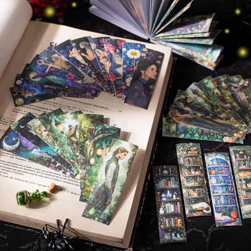 Aromoty Slim 6 Set 300Pcs Magic Washi Stickers Book Junk Journal Supplies - Image 7