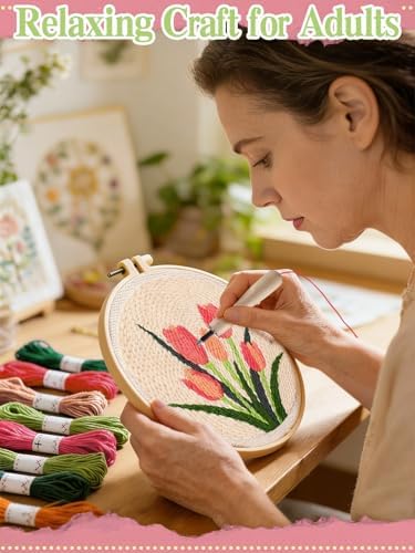 Punch Needle Kit Adults Beginner, Step-by-Step Guide & Video - Image 3