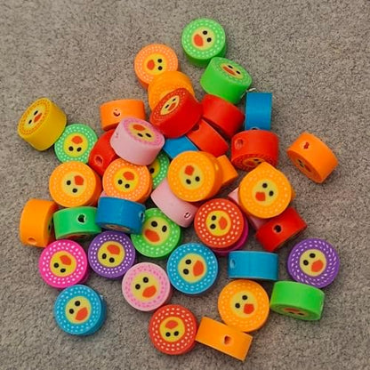 100pcs Duck Polymer Clay Spacer Beads for Women Jewelry Making DIY Bracelet Necklace Hair Clip Accessories (Duck) - Image 4