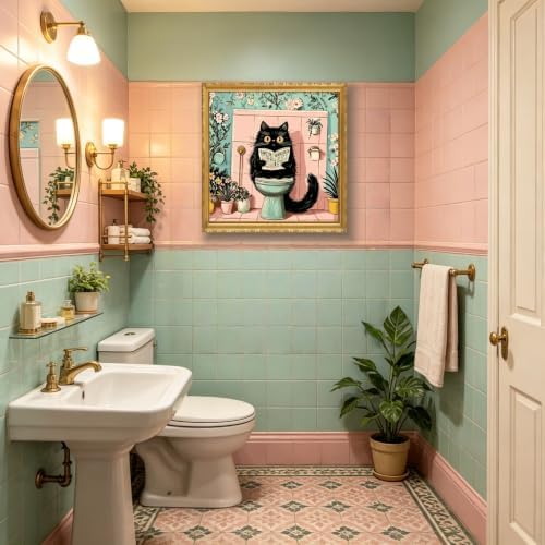 BYGFHLYW Funny Black Cat Paint by Numbers Kit for Adults Beginners - Image 3