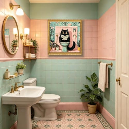 BYGFHLYW Funny Black Cat Paint by Numbers Kit for Adults Beginners - Image 3