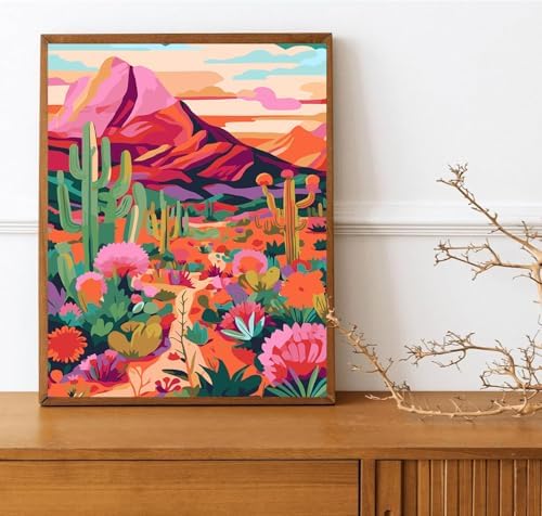 Meothan Paint by Numbers Kit for Adults Beginner 16x20 inch (Without Frame) - Image 2