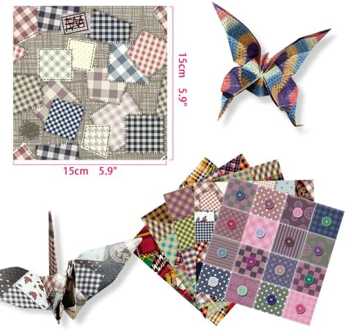 6x6" Origami Paper,50Sheets Double Sided Colored Paper,Square Craft Paper - Image 2
