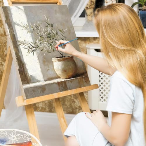 WUDWL Paint by Numbers Kit for Adults Framed Canvas, with Wooden Easel - Image 3