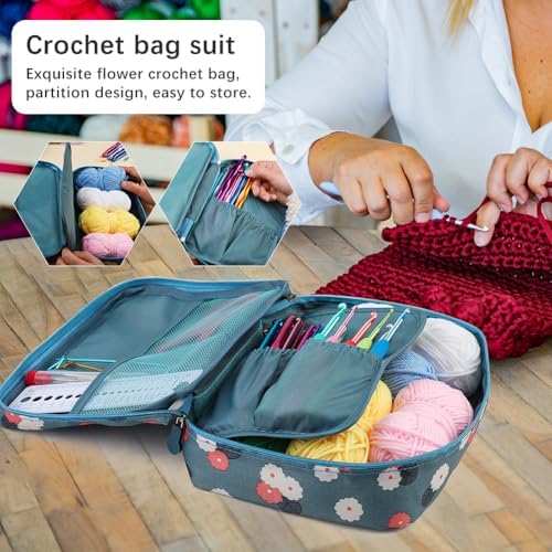 Pnytty 107Pcs Crochet Kit for Beginners Adults, Crochet Starter Kits - Image 5