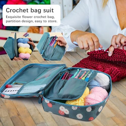 Pnytty 107Pcs Crochet Kit for Beginners Adults, Crochet Starter Kits - Image 5