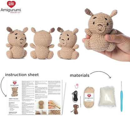 Red Heart Amigurumi Jimmy The Dog Kit - Image 5