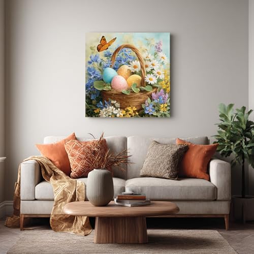 Reivworl Easter Paint by Numbers Kit for Adults Beginner 16×20 inch - Image 2