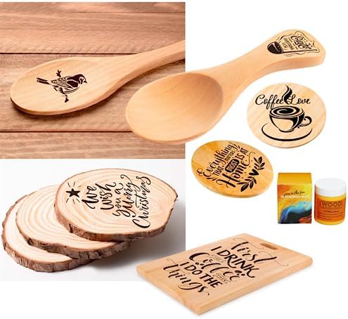 JAJADO Heat Activated 4 OZ Wood Burning Paste & Silicone Squeegee - Image 5