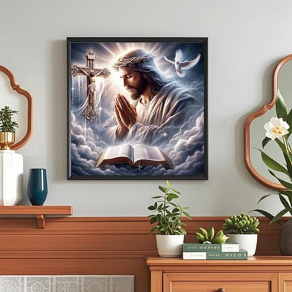 Jesus Paint by Numbers Kit for Adults, Paint by Number for Adults 16x16 in - Image 3