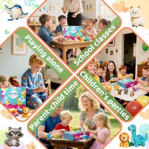 Aestd-ST Air Dry Clay 160 Colors, Modeling Clay for Kids, DIY Magic Clay - Image 5
