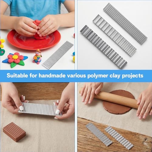 Sorcristy 3 Pieces Wave Blades Polymer Clay Cutters, Premium - Image 5