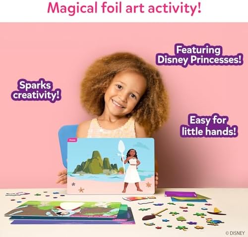 Skillmatics Foil Fun Disney Princess, Foil Art & Craft Kit, Gift for Kids - Image 2