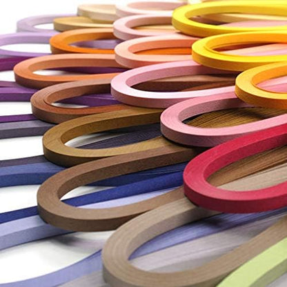 JUYA Quilling Strips Set 2880 Strips 72 Colors 1.5mm - Image 3