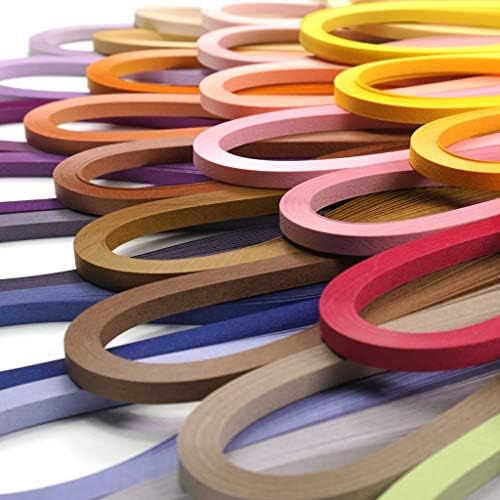 JUYA Quilling Strips Set 2880 Strips 72 Colors 5mm - Image 3