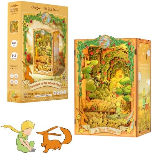 CUTEBEE The Little Prince Book Nook Kit DIY Miniature House by CUTEBEE