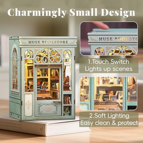 CUTEBEE Book Nook Kit for Adults, DIY Miniature House Kit, Mini House - Image 3