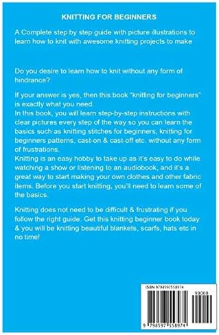 KNITTING FOR BEGINNERS: A Complete step by step guide with picture illustrations to learn how to knit with awesome knitting projects to make - Image 2