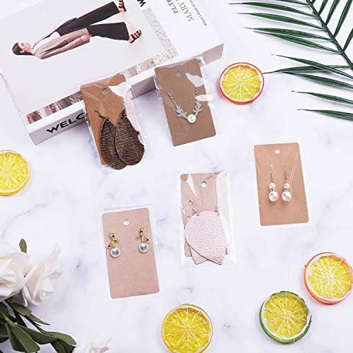 Paxcoo 1350pcs Earring Making Kit with Hooks, Rings, Pliers, Backs, Holder Cards and Clear Bags for DIY Earring Supplies and Findings - Image 7