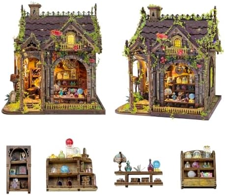 Book Nook Kit DIY Miniature House 3D Wooden Puzzle - Myriad Realms Club - Image 4