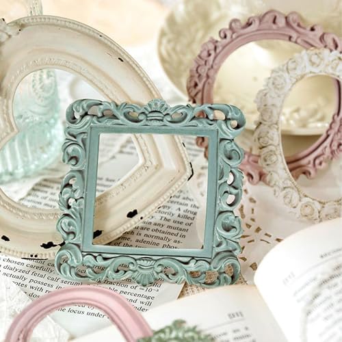 40Pcs Scrapbook Supplies Decoration Papers, Lace Frames Junk Journal Supply - Image 5