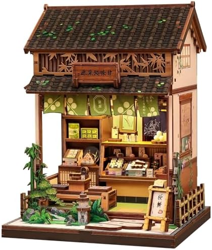 Fsolis Book Nook Kit Japanese Miniature Desert Shop by FsolisDIYDollhouse