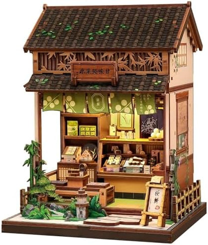 Fsolis Book Nook Kit Japanese Miniature Desert Shop by FsolisDIYDollhouse
