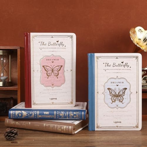 Junk Journal Vintage Leather Notebook Journal, 224 Pages Mixed Paper - Image 6