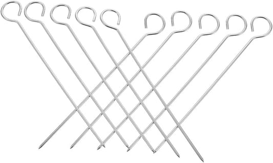 DIYEAH Candle Making Tools - 10Pcs Metal Wick Centering Needles for Precise DIY Candle Crafting Iron Piercing Pins for Easy Wick