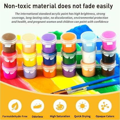koemhxb Paint by Numbers Kit for Adults Beginners, Book of Mystical Paint by Numbers on Canvas, Acrylic Painting Crafts for Home Decor (16x20inch) - Image 7