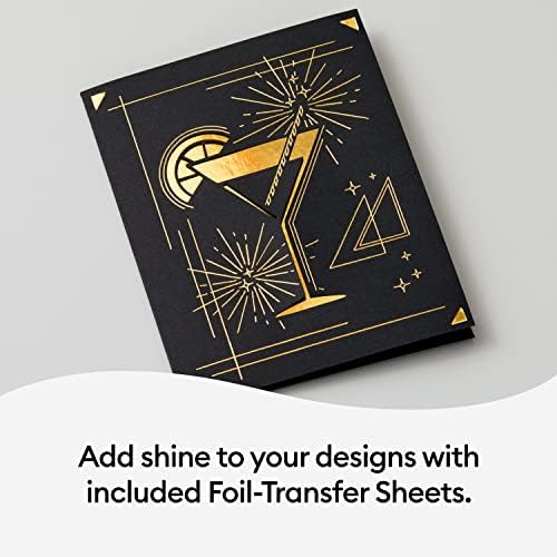 Cricut Foil Transfer Cards, S40 Celebration Sampler | 4.75 in x 4.75in | 14 Count - Image 3