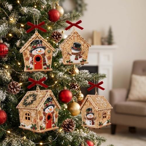 Christmas Diamond Pearl Painting Suncatcher Kit Christmas Ornaments 2026 (Style-B) - Image 5
