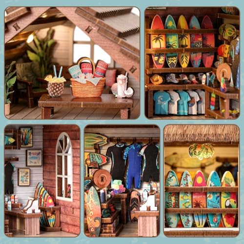 TOYQI Mini House Kit, DIY Miniature Dollhouse Book Nook Kits for Adult - Image 6